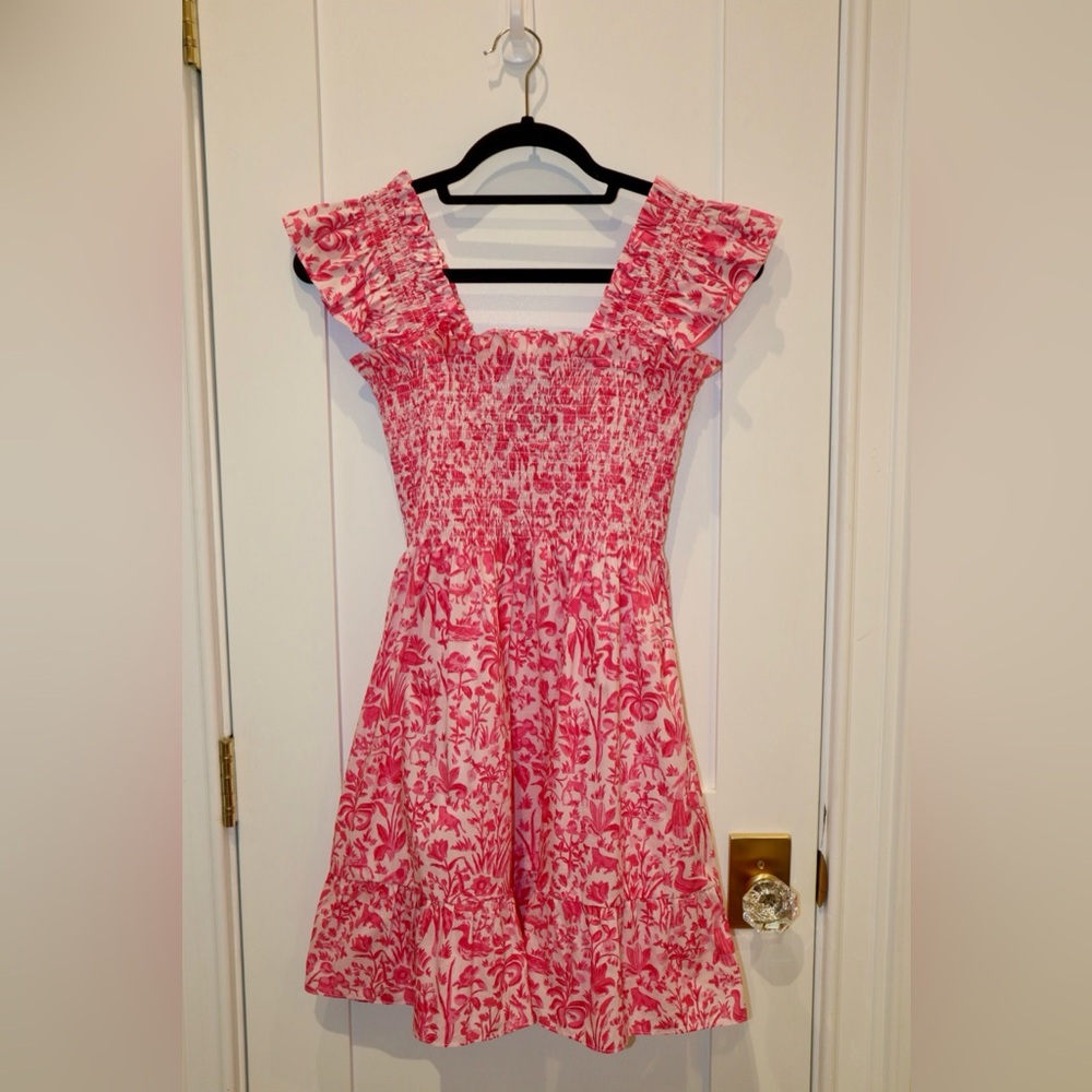 RARE NWOT Hill House Palm Beach Exclusive Elizabeth Pink Floral Nap Dress